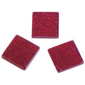 205x stuks acryl glitter mozaiek steentjes bordeaux rood 1 x 1 cm 10041927