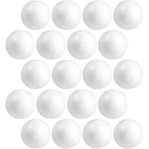 20x Beschilderbare piepschuim ballen/bollen 3 cm 10173369