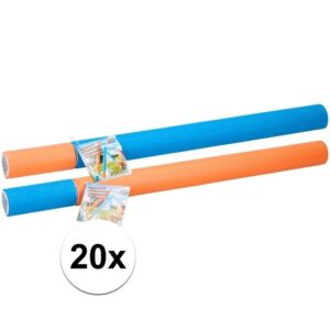 20x stuks waterpistolen van foam 54 cm 10120356