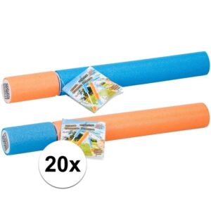 20x stuks waterpistolen/spuiten van foam 33 cm 10120358