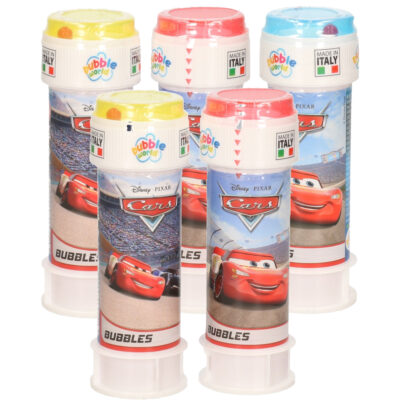 24x Disney Cars bellenblaas flesjes met bal spelletje in dop 60 ml voor kinderen 10335227