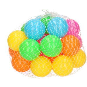 25x Ballenbak ballen neon kleuren 6 cm speelgoed 10210011