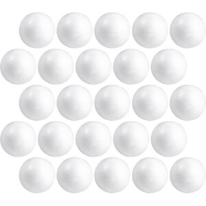 25x Beschilderbare piepschuim ballen/bollen 4 cm 10173405