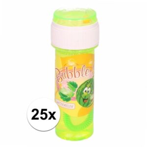 25x Voordelige bellenblaas watermeloen geur 10122688