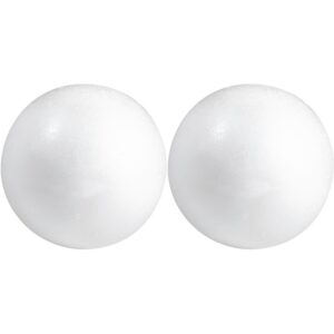 2x Beschilderbare piepschuim ballen/bollen 10 cm 10159103