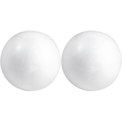 2x Beschilderbare piepschuim ballen/bollen 10 cm 10159103