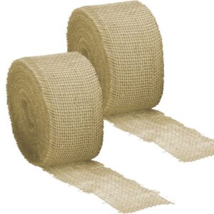 2x Decoratie / hobby lint jute rol 25 meter 10177811