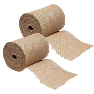 2x Decoratie / hobby lint jute rol 25 meter 10177819