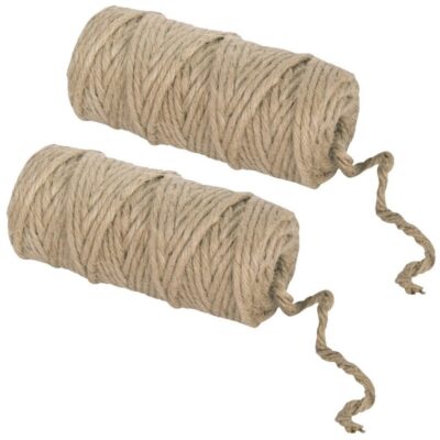 2x Hobby garen van jute 35 meter 10177796