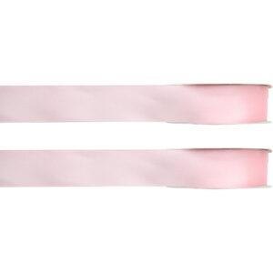 2x Hobby/decoratie roze satijnen sierlinten 1 cm/10 mm x 25 meter 10253101