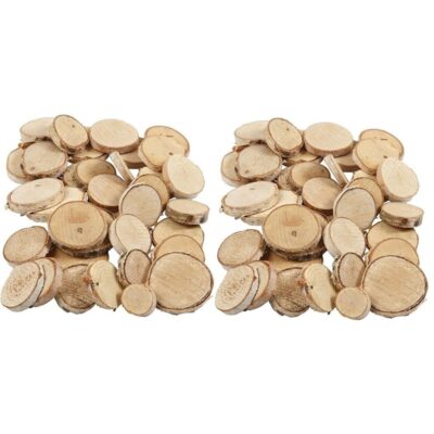 2x Hout mix boomstammetjes 600 gram 10169404