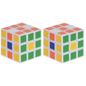 2x Magische kubus puzzel spelletjes 3