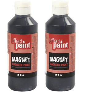 2x Magneetverf zwart 250 ml 10205074