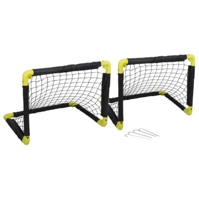 2x Opvouwbare voetbaldoelen 50 cm 10140096