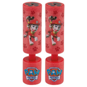 2x Paw Patrol Marshall waterpistool/waterpistolen van foam rood 15 cm 10211468