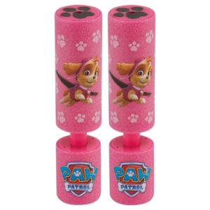 2x Paw Patrol Skye waterpistool/waterpistolen van foam roze 15 cm 10211464