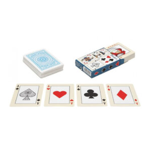 2x Poker/kaartspel speelkaarten Engelstalig 10201675