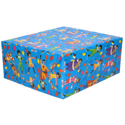 2x Rollen inpakpapier/cadeaupapier Club van Sinterklaas blauw 200 x 70 cm 10235315