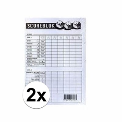 2x Scoreblok Yahtzee 10110438