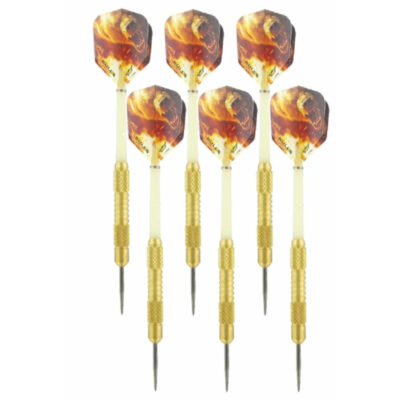 2x Set van 3 dartpijlen Bear Brass 19 grams 10234408