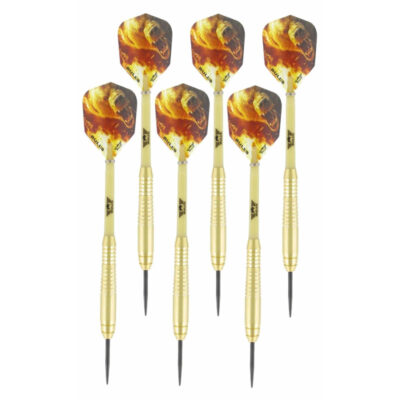 2x Set van 3 dartpijlen Bear Brass 21 grams 10234283