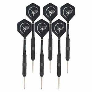 2x Set van 3 dartpijlen Core Plus Black Brass 22 grams 10234532