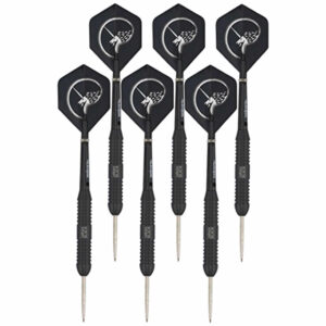 2x Set van 3 dartpijlen Core Plus Black Brass 26 grams 10234538