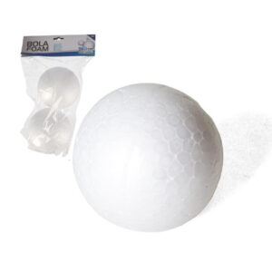 2x Stuks piepschuim hobby/DIY ballen/bollen 8 cm 10329995