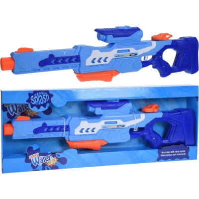 2x Waterpistolen/waterpistool blauw van 77 cm kinderspeelgoed 10202113