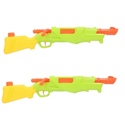 2x Waterpistolen/waterpistool groen van 52 cm 212 ml kinderspeelgoed 10201697