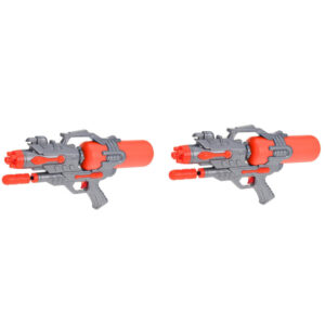 2x Waterpistolen/waterpistool oranje van 46 cm kinderspeelgoed 10202165