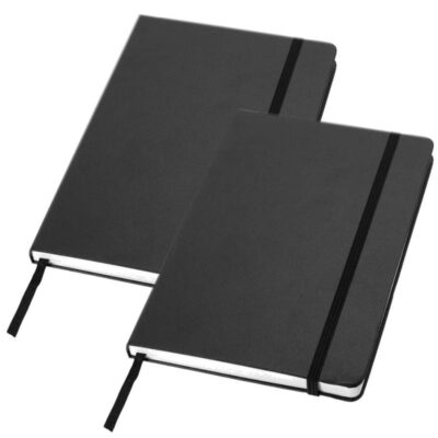 2x Zwarte luxe schriften A5 formaat 10165699