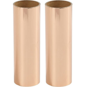 2x rollen rose gouden hobby decoratiefolie 50 cm 10247859