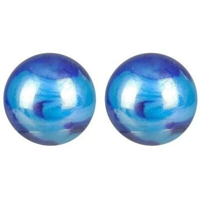 2x stuks Blue Jay mega knikkers van 42 mm 10040362