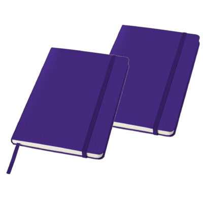 2x stuks paarse luxe schriften A5 formaat 10211609