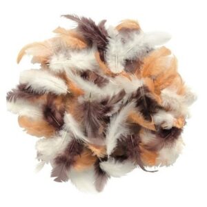 2x zakjes van 10 gram decoratie sierveren bruin tinten 10248401