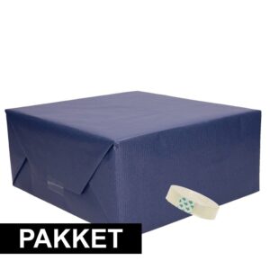 3 stuks kraft inpakpapier met rolletje plakband 10105987