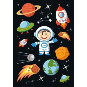 30x Astronaut stickertjes voor kinderen 10139574