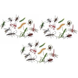 36x Plastic speelgoed insecten 10146470