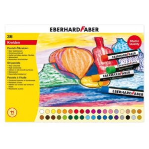 36x oliepastelkrijt Eberhard Faber 11mm 10064847