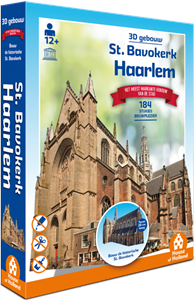 3D Gebouw - St Bavokerk Haarlem (140 stukjes) 28249432645