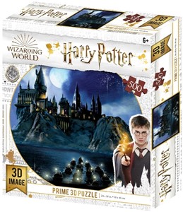 3D Image Puzzel - Hogwarts (500 stukjes) 27725201167