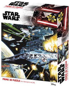 3D Image Puzzel - Star Wars Battle (500 stukjes) 33590024013