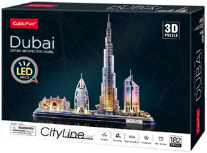 3D Puzzel - Dubai LED (182 stukjes) 35767682538