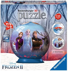 3D Puzzel - Frozen 2 Bal (72 stukjes) 25093377861