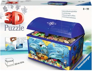 3D Puzzel - Schatkist Onderwaterwereld (216 stukjes) 26018019225