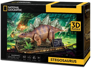 3D Puzzel - Stegosaurus (62 stukjes) 33825857077