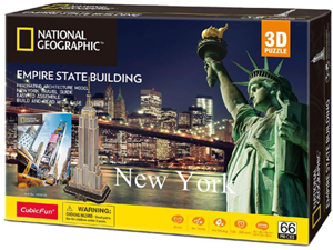 3D Puzzel - The Empire State Building (66 stuks) 33905549143