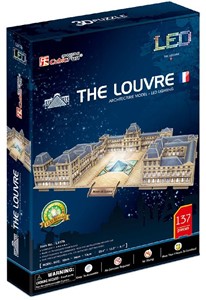 3D Puzzel - The Louvre LED (137 stukjes) 36459451226