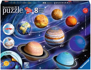 3D Puzzel - Zonnestelsel (522 stukjes) 23189785645